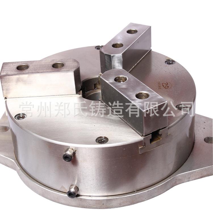 三爪中空 10 160 200 250 20 400加工中心 立式气动卡盘
