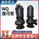 农用工程无堵塞大扬程潜水排污泵 污水泵 WQ潜水排污泵 切割式