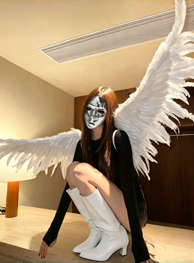 电动翅膀特大天使之翼自动挥翅cos变装道具女氛围感生日出片穿搭