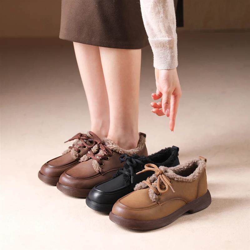 康丽鸟女鞋真皮软底时尚乐福鞋女2025新款爆款轻奢气质小众厚底,女鞋,时尚雪地靴,淘宝优惠券,粉丝福利购,淘宝优惠卷