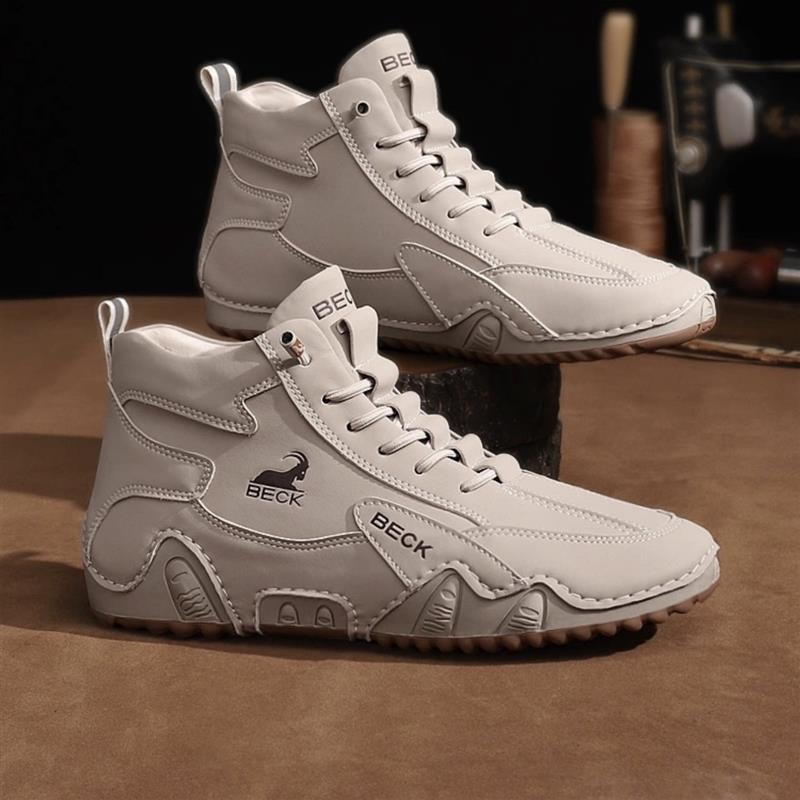 BECK公羊男鞋舒适时尚真皮马丁靴男款2025新款皮鞋男士休闲鞋子潮