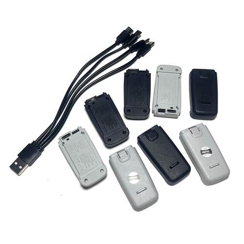 4DRC V53遥控穿越机无人机配件电池充电线 3.7V 600毫安 802540