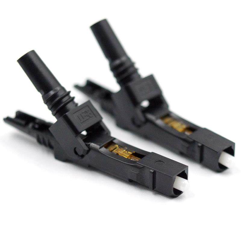 FTTH预埋式SC-D光纤快速连接器光纤冷接头皮线冷接子100个装