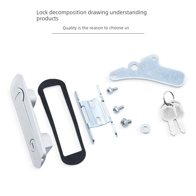 基础箱锁工业配电箱柜门锁户外电器开关控制柜锁监控设备箱平锁