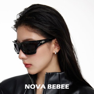 「黄景瑜同款」NOVABEBEE运动大框墨镜防晒太阳镜欧美风辣妹显瘦