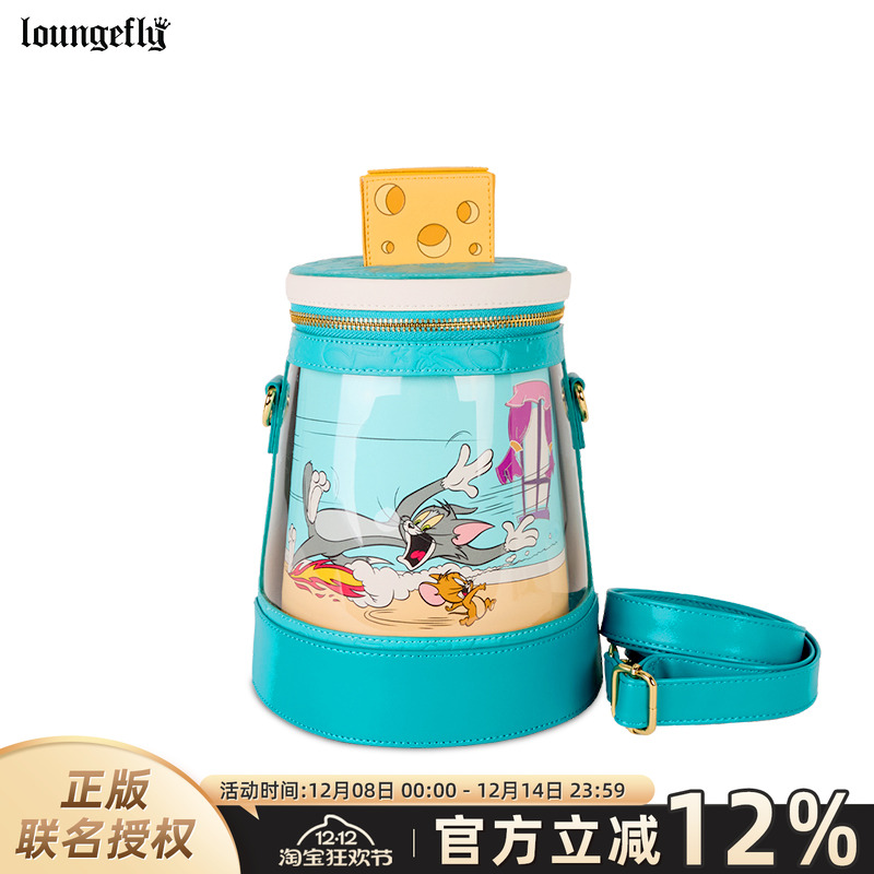 猫和老鼠汤姆杰瑞周边单肩斜挎包