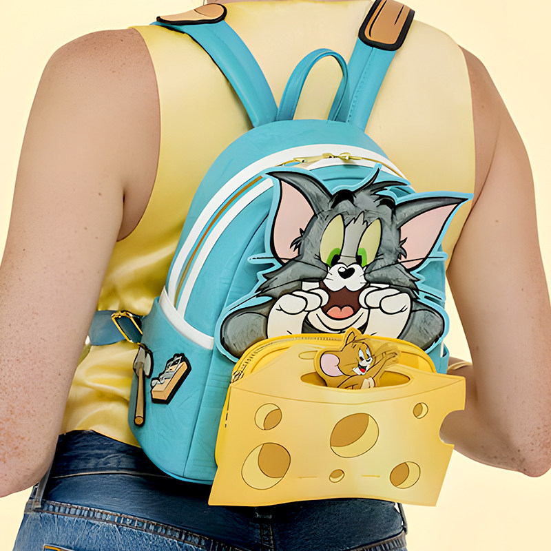 猫和老鼠正版周边迷你背包斜挎包