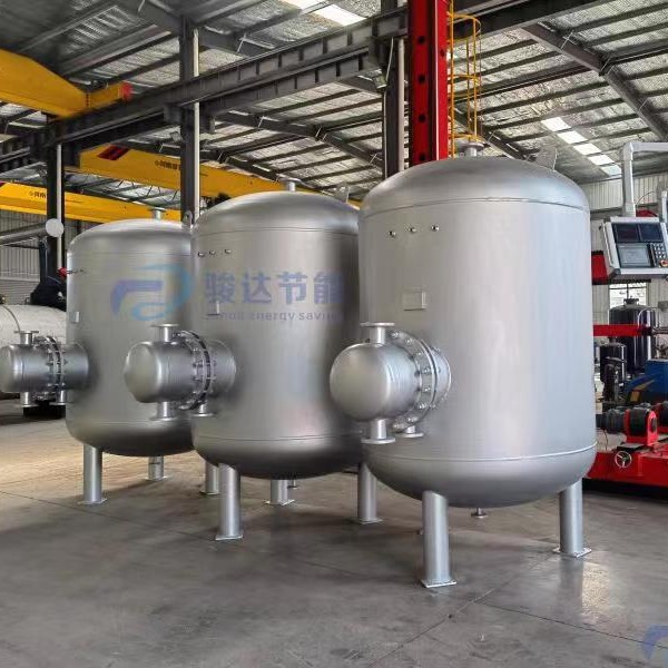 导流型立式容积式换热器厂家RV型卧式浮动盘管半容积式热交换器