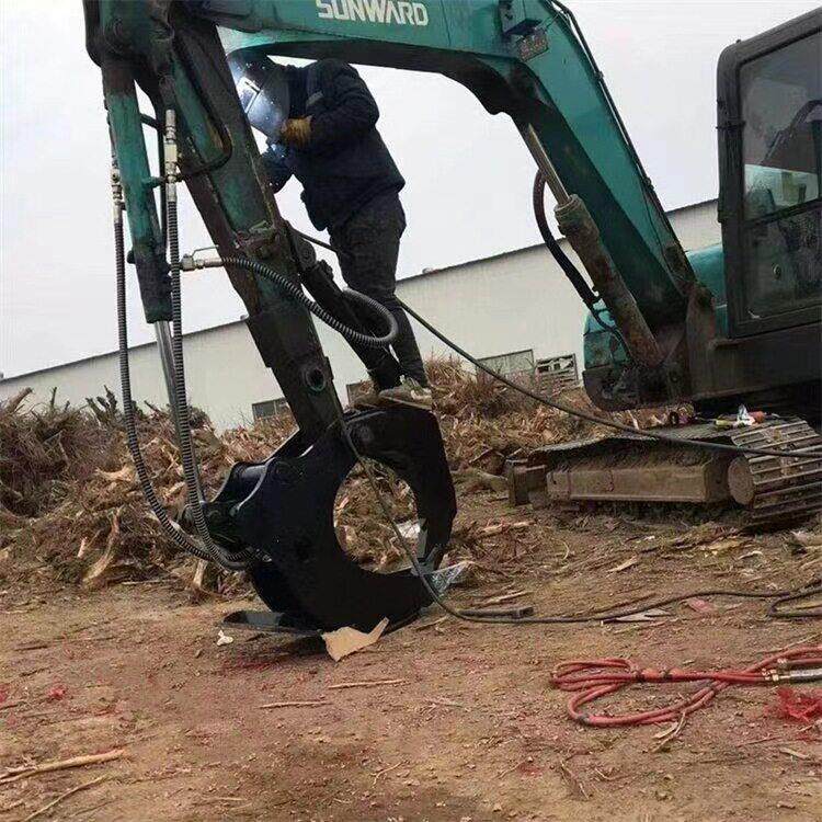 挖树根机子挖掘机挖拔一体机挖树头机厂商供应挖树根机子