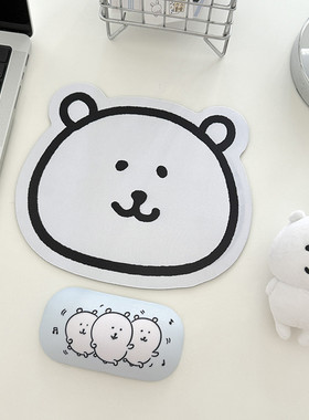 异形鼠标垫电脑周边垫小号自嘲熊桌垫可爱狗狗创意异形水杯垫女生