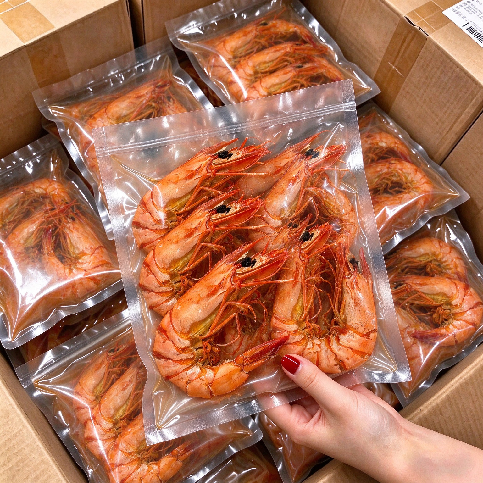 【会员超市同款】即食特大号烤虾
