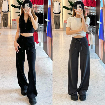 运动休闲瑜伽阔腿高腰显瘦