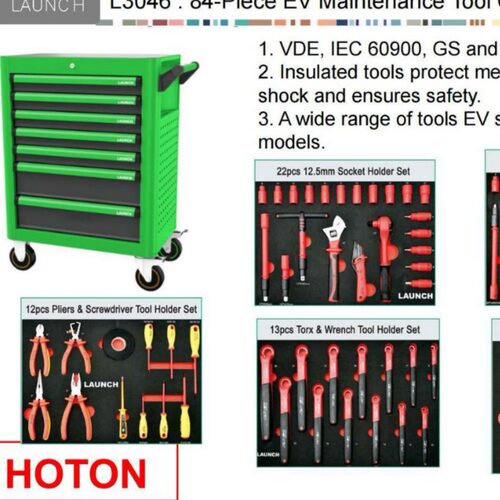 元征TTG-84 84件新能源维修工具套装84 EV Quick Repair Tool