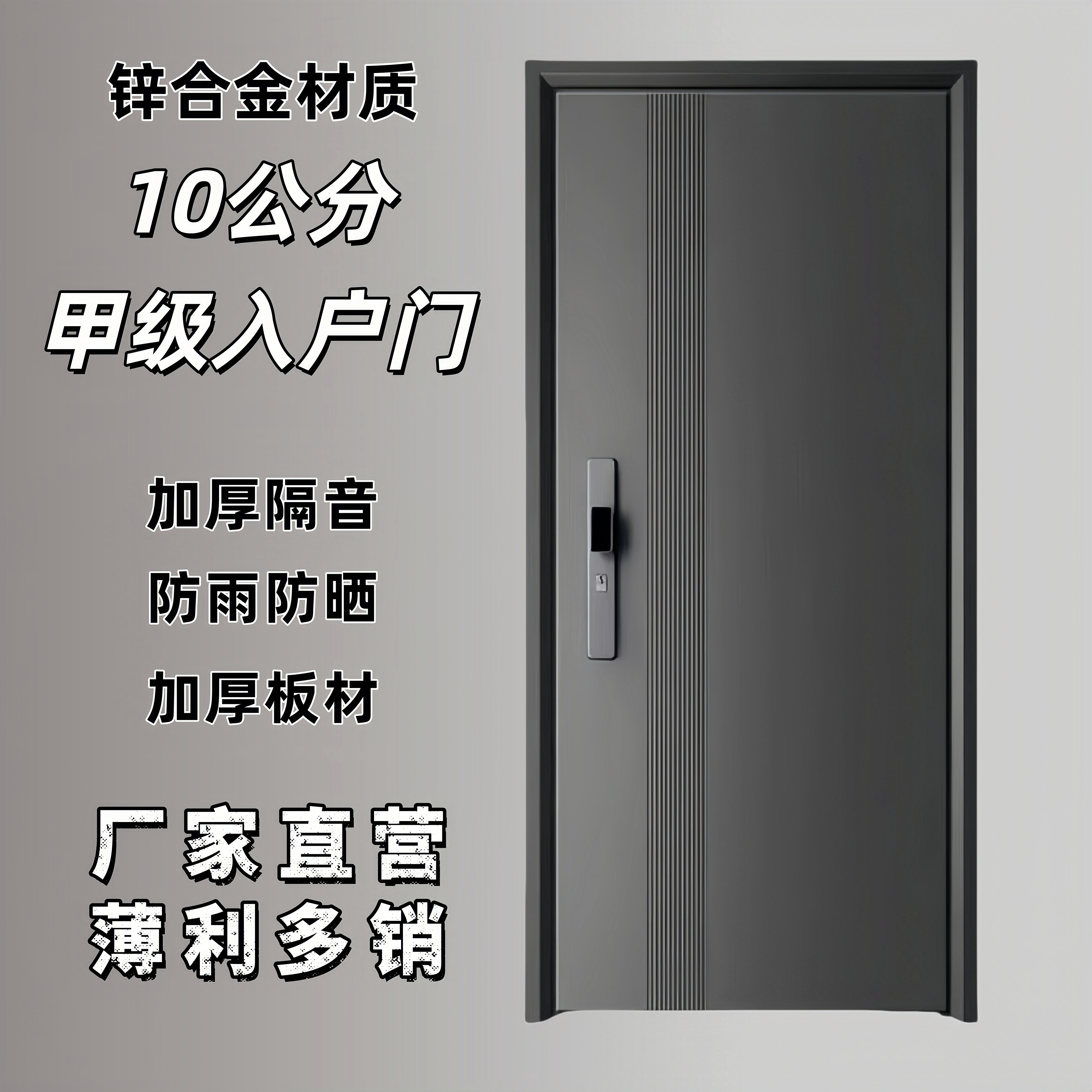甲级家用高端入户门锌合金进户门