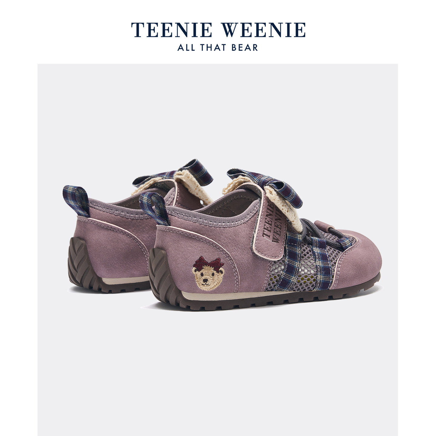 TeenieWeenie童鞋女童玛丽珍芭蕾舞蹈鞋2026夏季网面透气公主单鞋