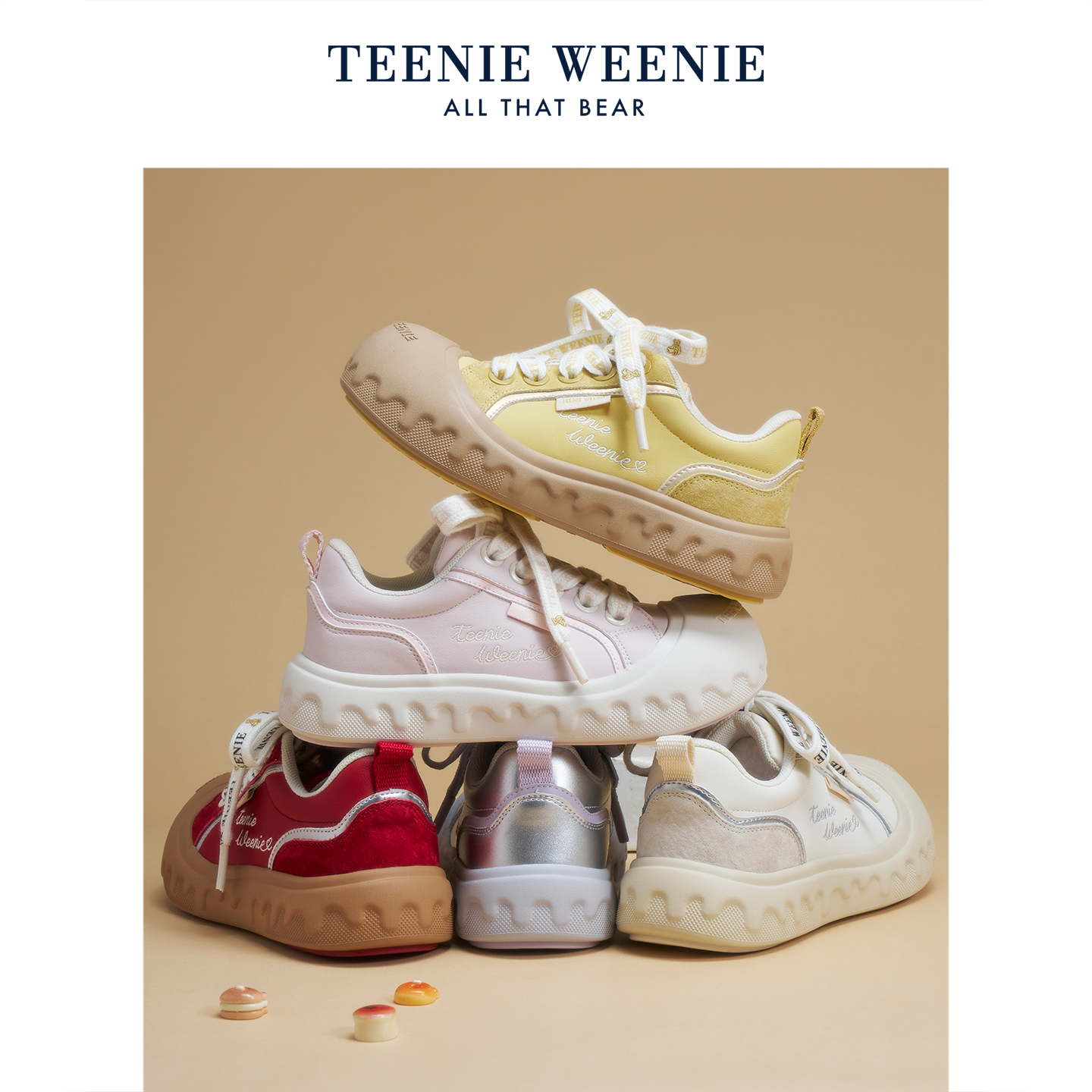 Teenie Weenie小熊童鞋女童运动鞋饼干休闲鞋板鞋亲子鞋防滑耐磨,童鞋/婴儿鞋/亲子鞋,运动鞋,淘宝优惠券,粉丝福利购,淘宝优惠卷