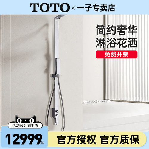 TOTO壁挂式沐浴淋浴花洒套装DM912CAF家用浴室手持花洒(05-E)