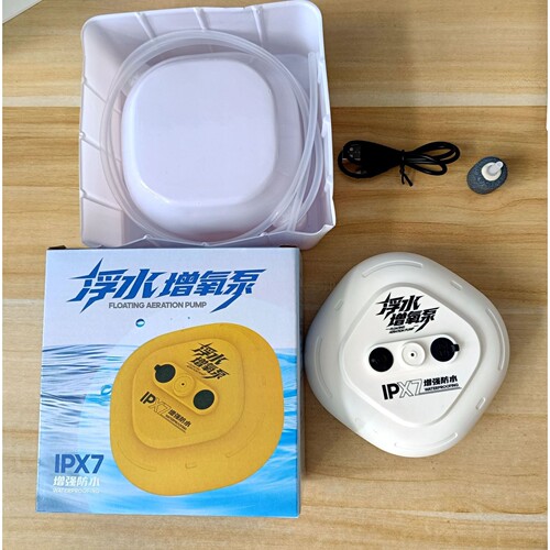 水族箱养鱼充氧泵供氧增氧泵鱼缸增氧机静音小型家用浮水氧气泵