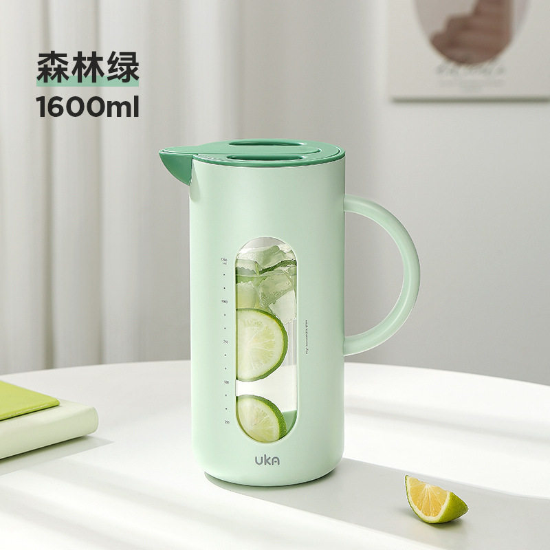 UKA冷水壶水杯家用耐高温玻璃防烫大容量夏季凉水壶简约摔便携