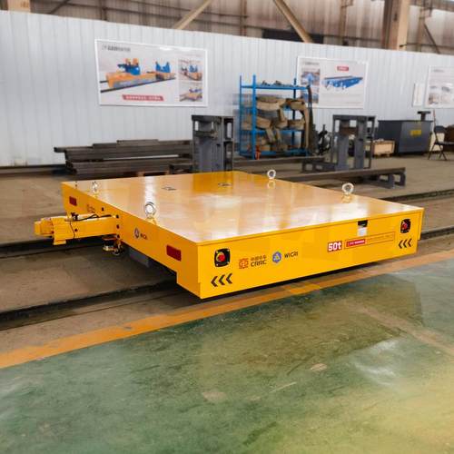 钢卷电动运输牵引车 蓄电池地平车 5吨车间搬运车 可防爆