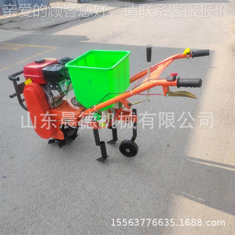 农用肥播种YVD施追机 手推玉米植大豆种汽油果园肥机