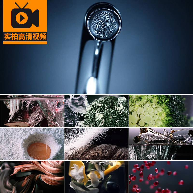 洋葱鸡蛋面粉大米新鲜蔬菜食材餐饮升格美食特写实拍高清视频素材