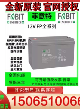 FABIT蓄电池 菲意特电池FP100 FP105 FPX100 FP24 12V100 12V105