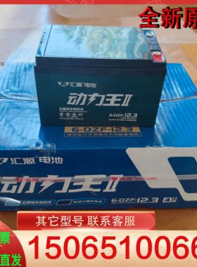 天能汇源动力王6-DZF-12.3电动车电瓶12V12.3AH 石墨烯铅酸电池