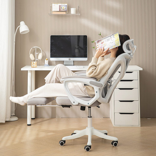 人体工学椅子舒服久坐办公座椅女生卧室电脑椅家用舒适电竞椅转椅