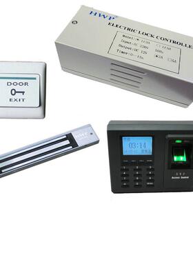 玻璃门木门铁门办公室门禁套装指纹机套装AccessControl刷卡一体