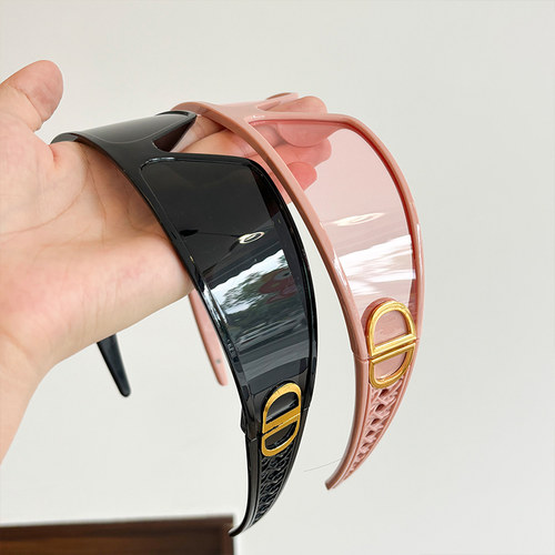 二合一发箍墨镜2025新款头箍眼镜时尚高级感女发卡太阳镜防紫外线