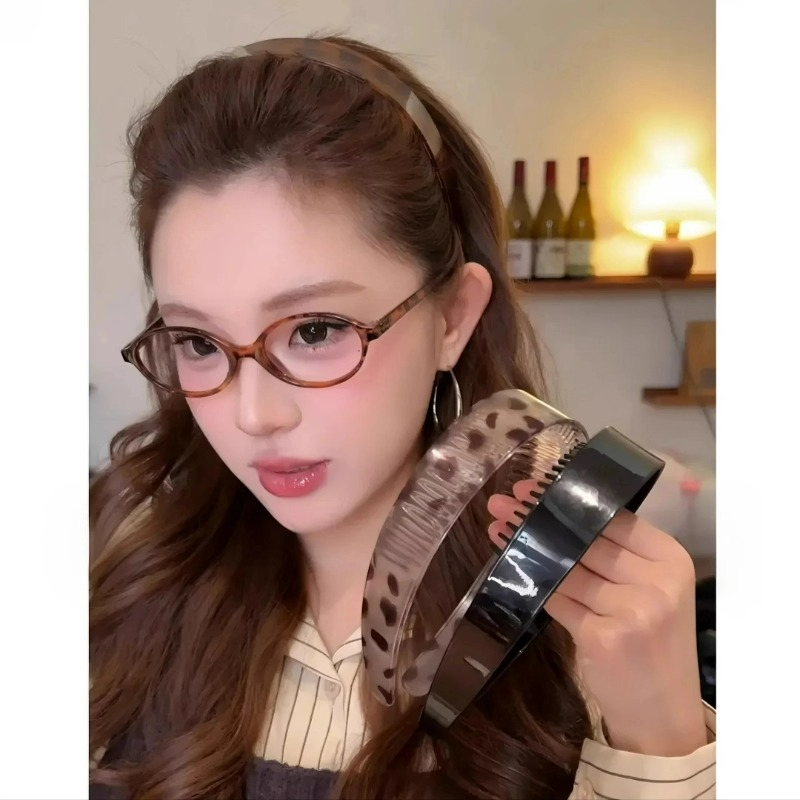 韩国复古豹纹发箍女2025新款时尚防滑发饰外出百搭高颅顶压发头箍,饰品/流行首饰/时尚饰品新,发饰,淘宝优惠券,粉丝福利购,淘宝优惠卷