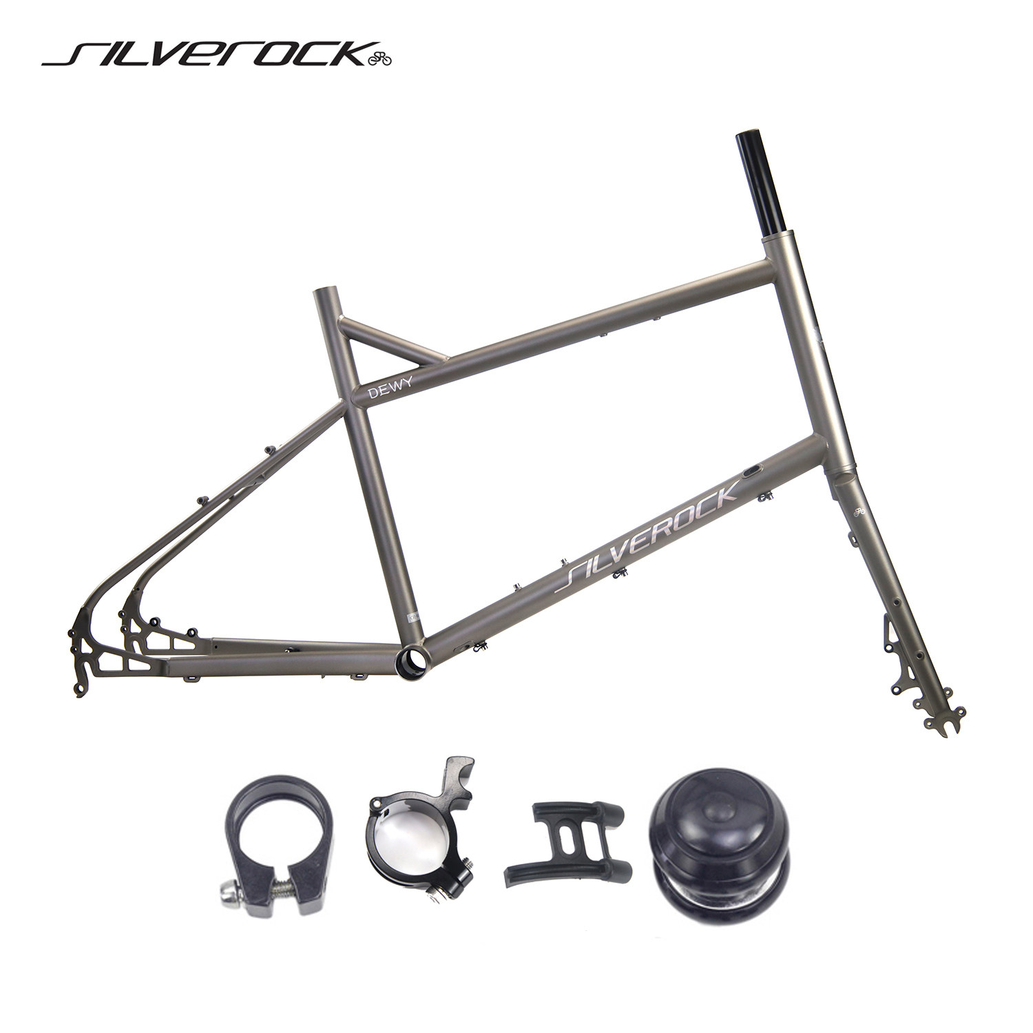 SILVEROCK铬钼钢DEWY小轮车公路406钢架451车架C刹碟刹瓜车单车架
