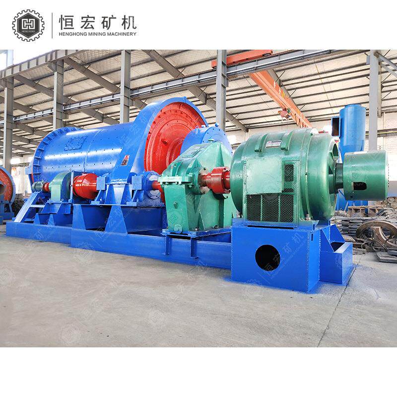 高岭土采选设备连续式球磨机选矿设备选型使用操作简便