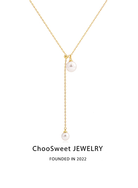 「若即」ChooSweet纯银珍珠轻奢高级感项链小众气质大气吊坠百搭
