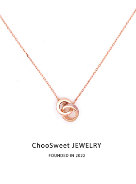「环绕」ChooSweet纯银项链女款轻奢小众高级感简约百搭ins锁骨链