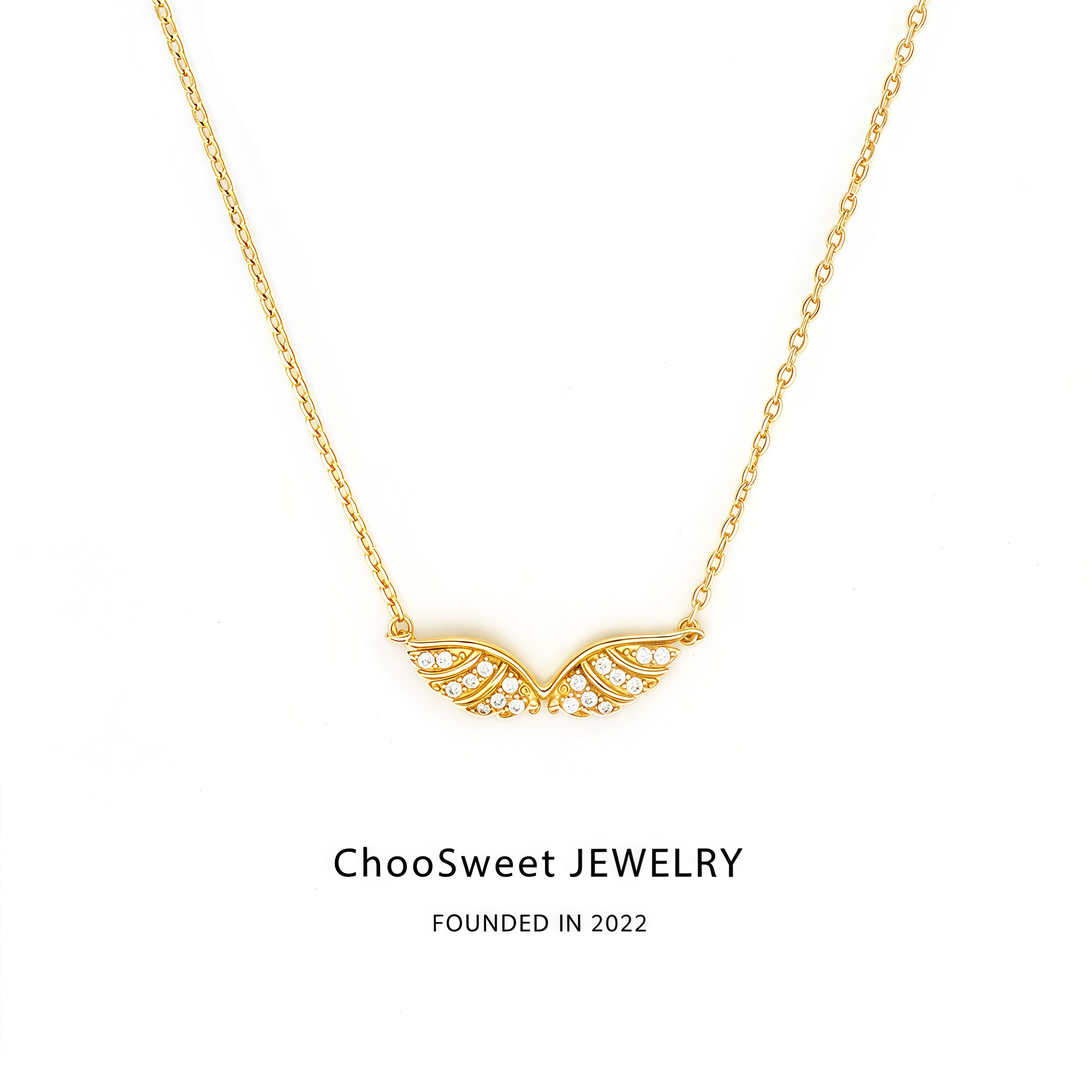 「天使的羽翼」ChooSwee项链