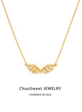 「天使的羽翼」ChooSweet纯银项链女款轻奢小众设计高级感锁骨链