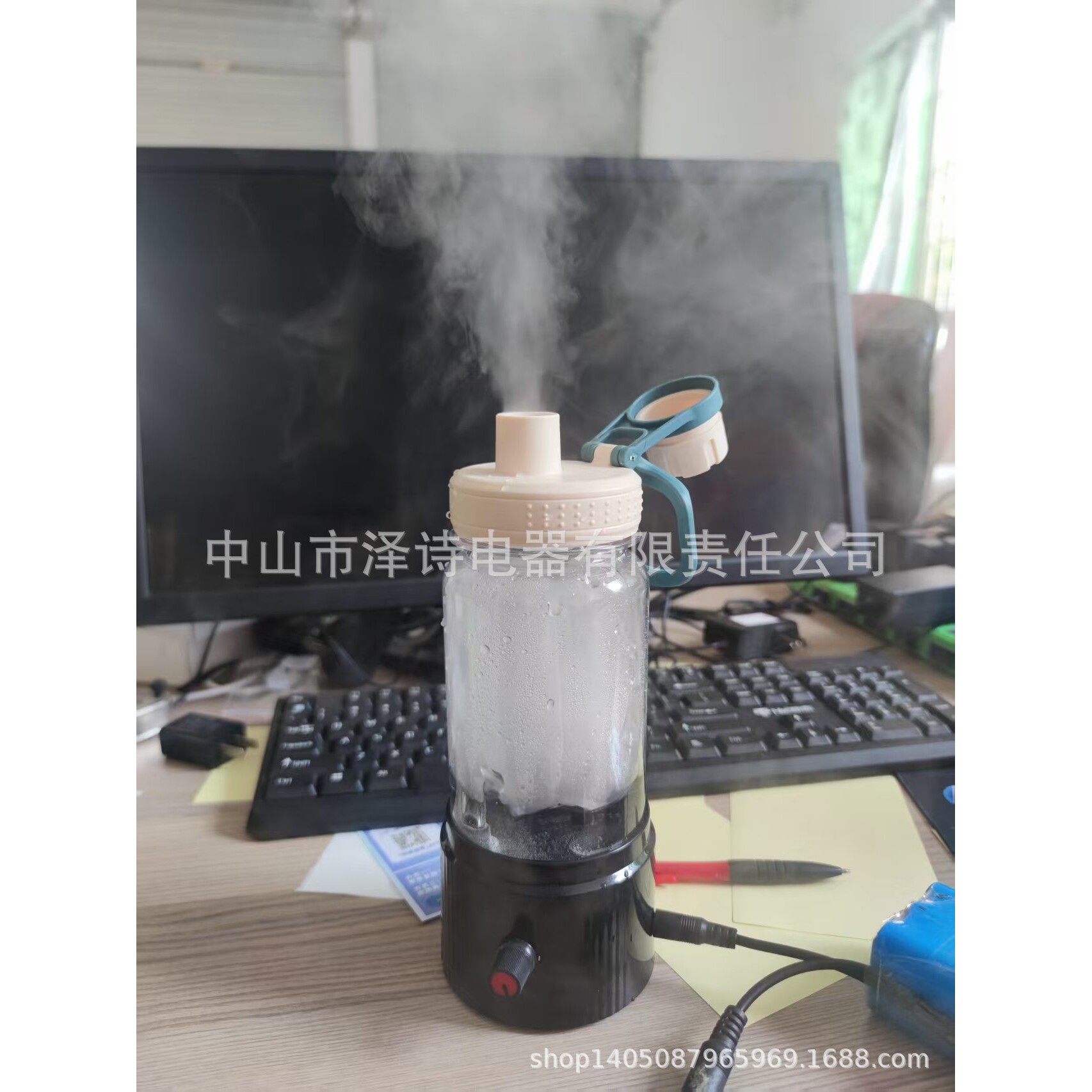 超大雾量诱蜂器一体机诱蜂神器诱马蜂加湿器12V超声波雾化器