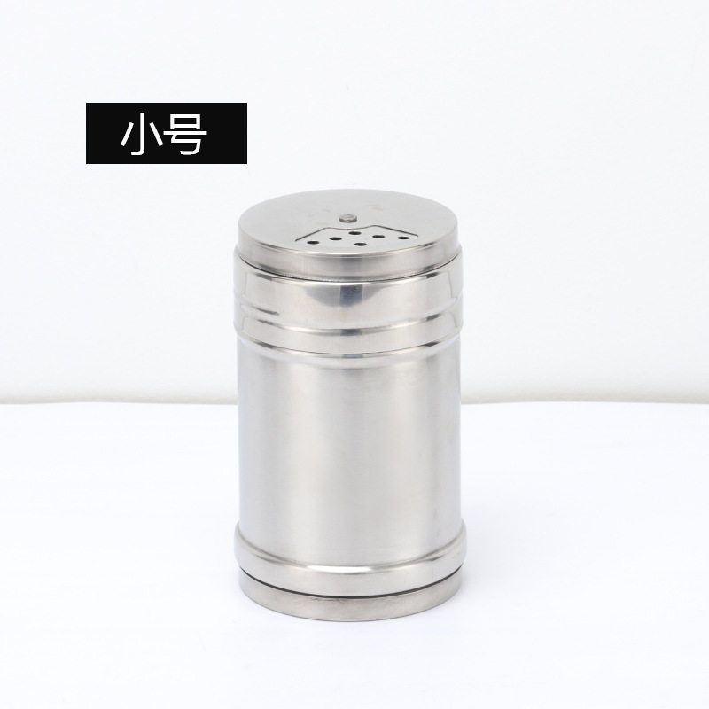 不锈钢调味罐调料盒调味瓶胡椒粉佐料罐辣椒粉撒料罐便携户外烧烤