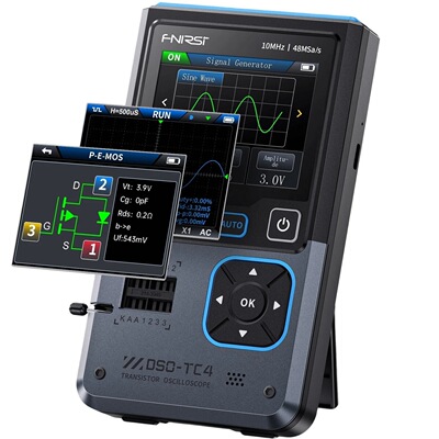 FNIRSI DSO-TC4 3-IN-1 Digital Oscilloscope Transistor Tester