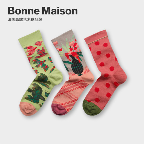 BonneMaison高端艺术袜之采摘系