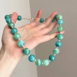 Vintage古着 Green Grape Freshness项链