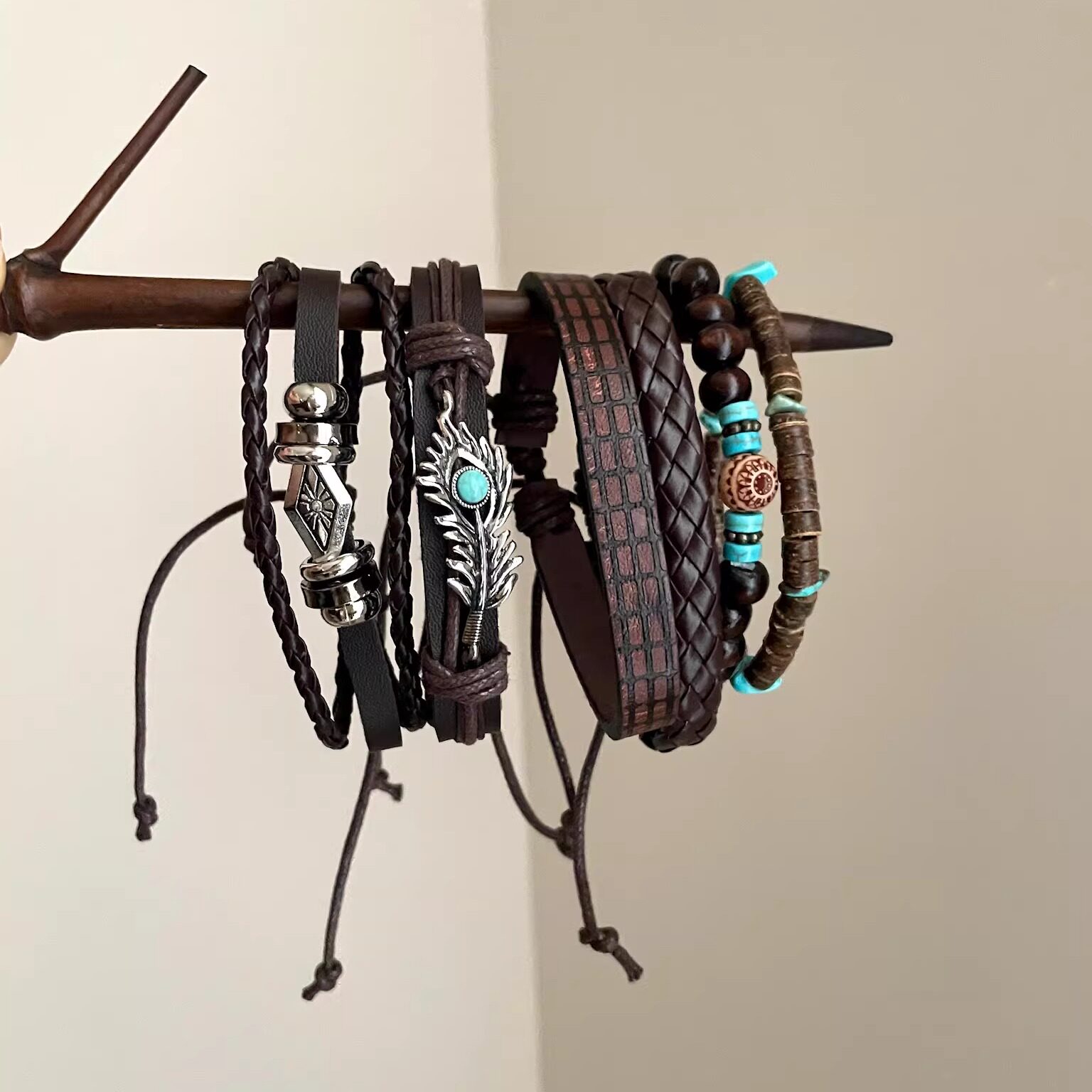 Vintage古着 Bohemian Feathers手环图片