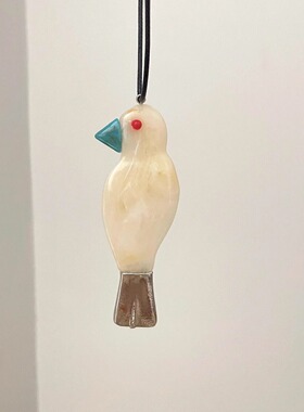 Vintage古着 Shell bird项链