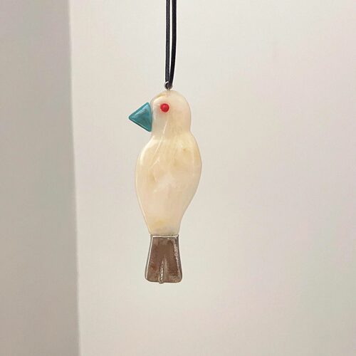 Vintage古着 Shell bird项链