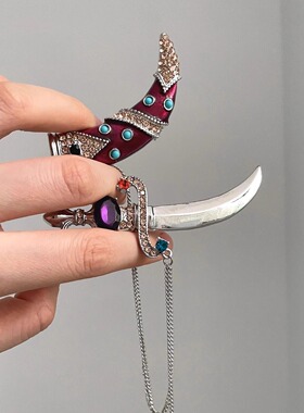 Vintage古着 Machete and dagger胸针