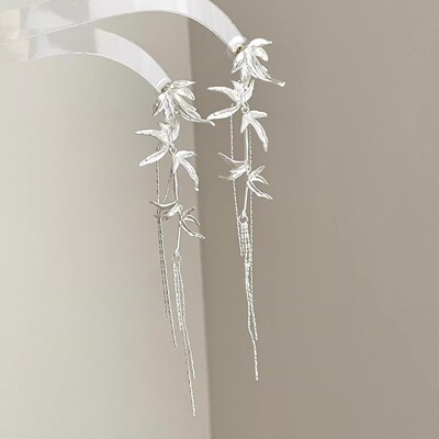 Vintage古着 Seasons are like winter耳饰
