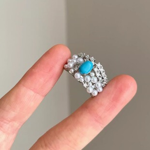 Star Sea River戒指 Blue Vintage古着