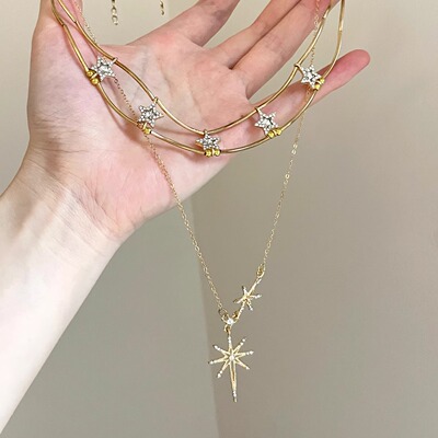 Vintage古着 Afterglow of the polar star项链